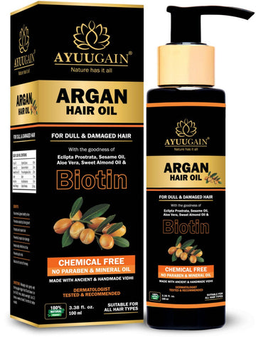 Ayuugain Argan Hair Oil - Distacart