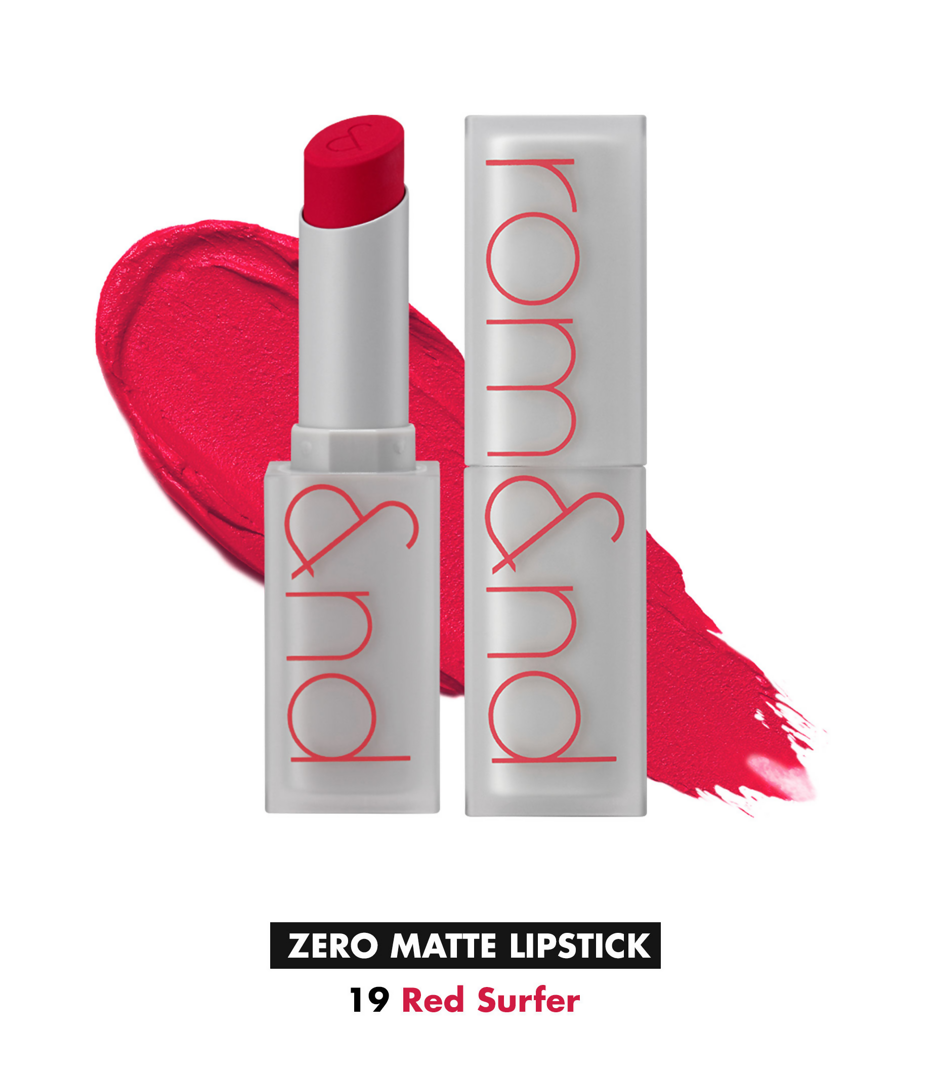 Rom&nd Zero Matte Lipstick - 19 Red Surfer - Distacart