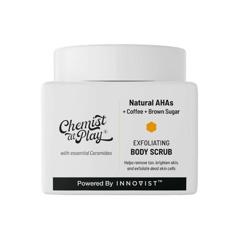 Chemist At Play Exfoliating Body Scrub For Removing Tan & Dead Skin Cells, Men & Women - Limited Time Offer