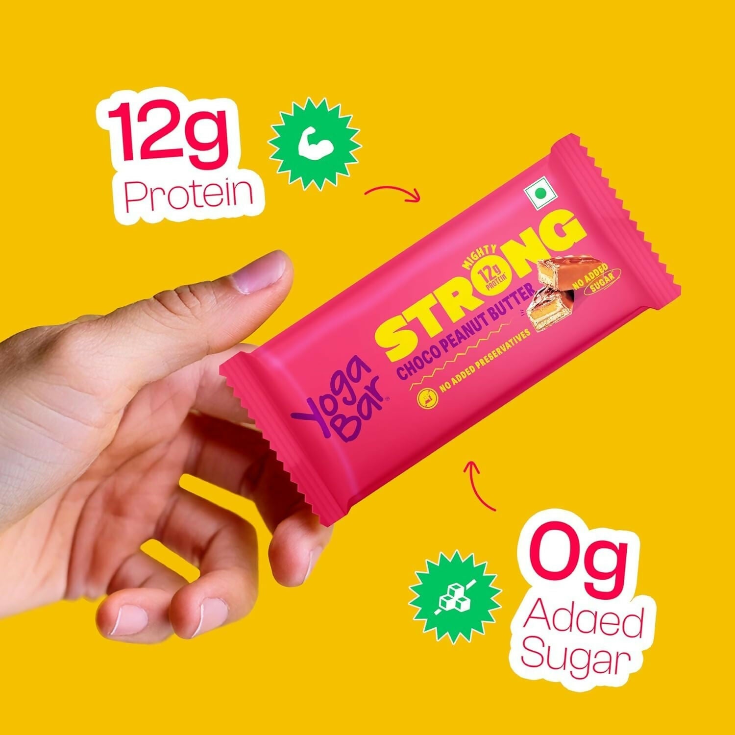 Yoga Bar Strong Choco Peanut Butter Bar