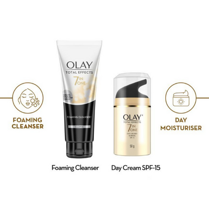 Olay Total Effects Gift Pack - Day Cream & Cleanser - Distacart