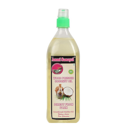 Ammi Samayal Wood Cold Pressed Coconut Oil - Distacart
