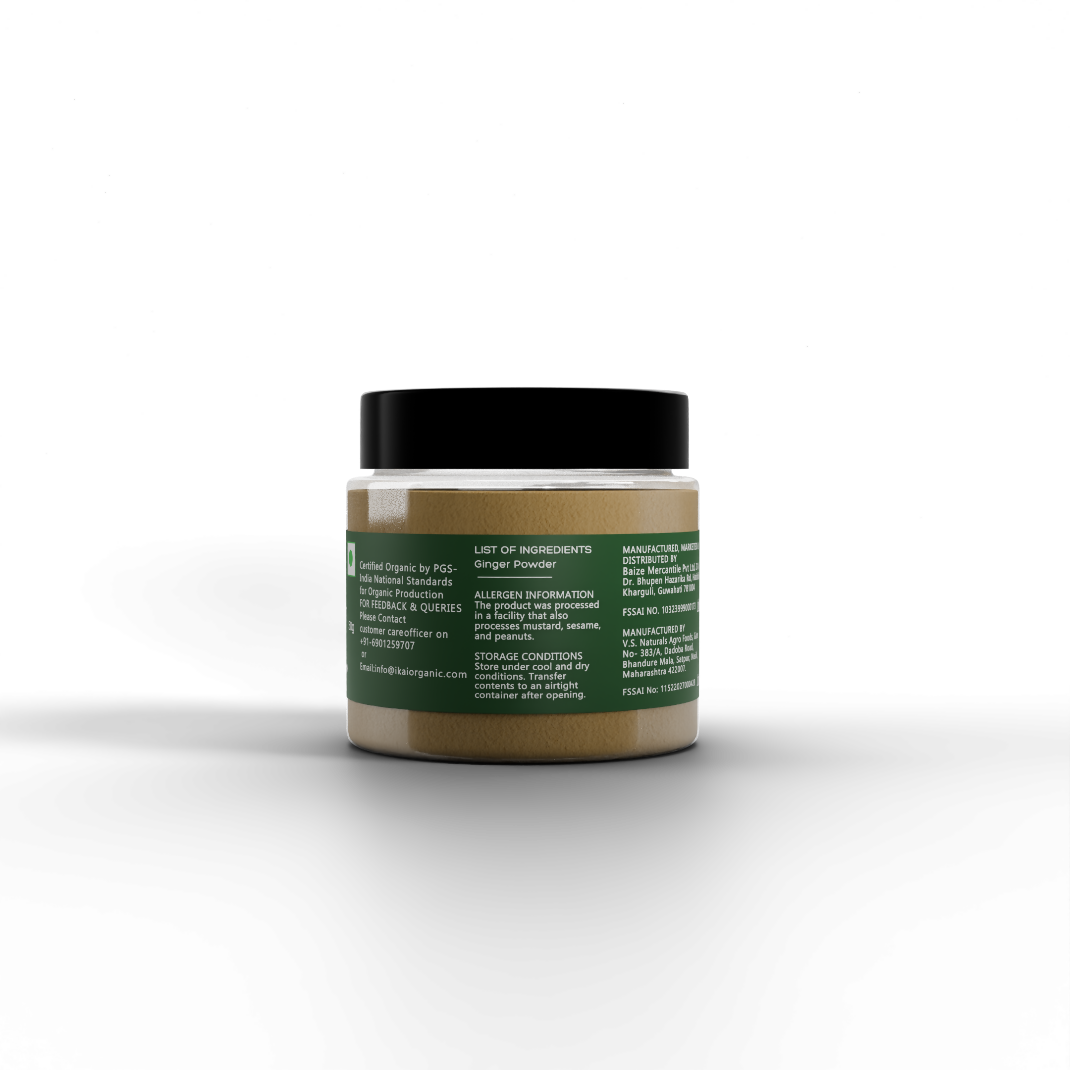 5 - Organic Ginger Powder - 50g (1)