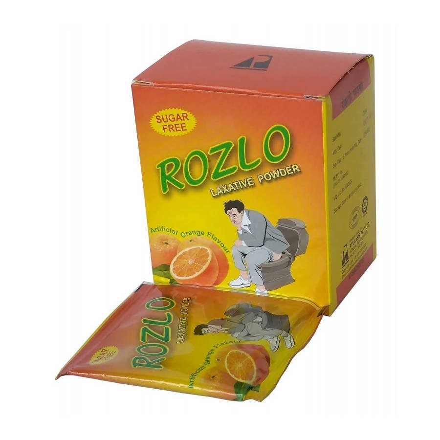 Ayulabs Ayurveda Rozlo Laxative Powder - Artificial Orange SF - Distacart