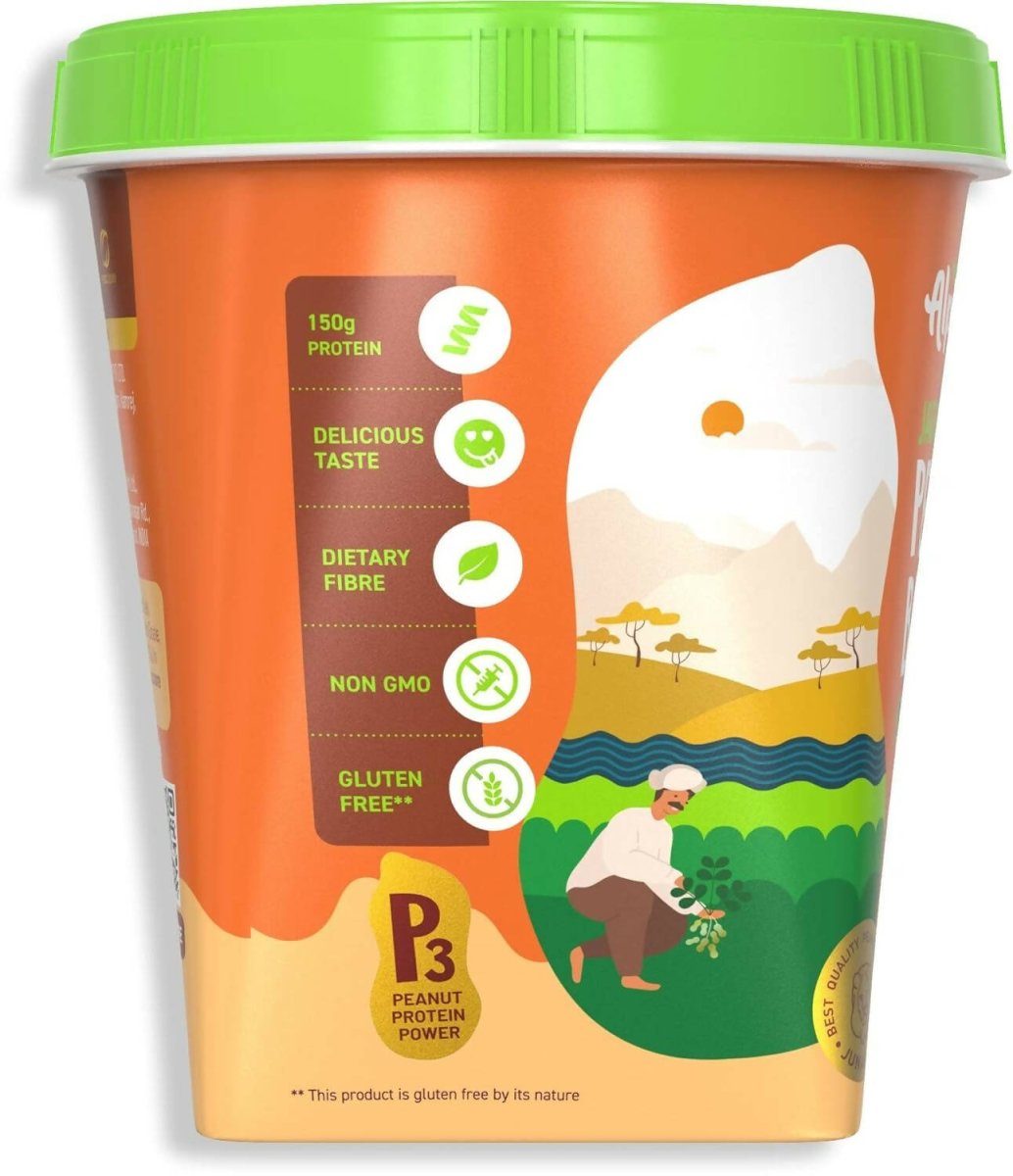 Alpino High Protein Jaggery Peanut Butter Smooth - Distacart