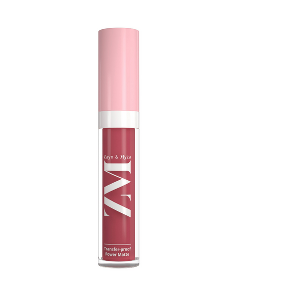 Zayn & Myza Transfer Proof Power Matte Lip Color - Blush Nude - Distacart