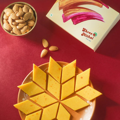 Shree Mithai Kesar Kaju Katli - Distacart