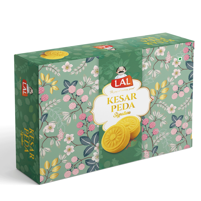 Lal Sweets Kesar Peda - Distacart
