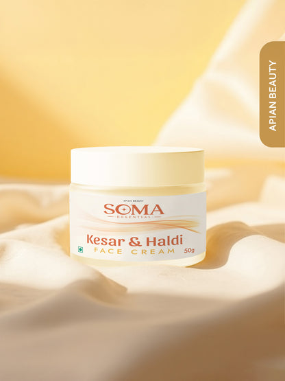 Soma Essential Barrier Protection Day Cream With Beeswax, Haldi And Kesar - Dista
