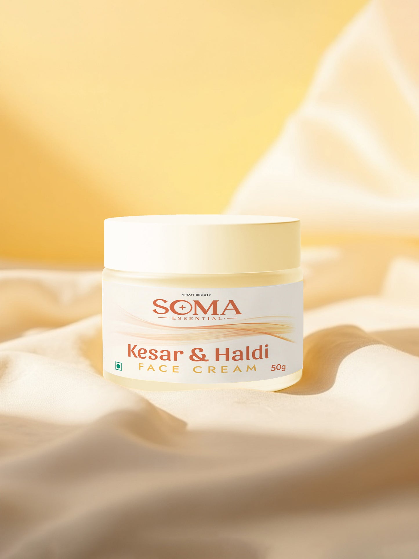 Soma Essential Barrier Protection Day Cream With Beeswax, Haldi And Kesar - Dista