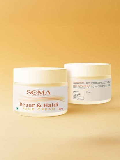 Soma Essential Barrier Protection Day Cream With Beeswax, Haldi And Kesar - Dista