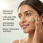 Thumbnail for VedicDerm Green Tea Matcha Gel Moisturiser with Squalene and Niacinamide - Distacart