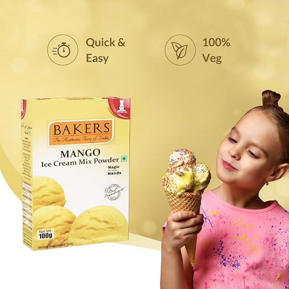 BAKERS Mango Ice Cream Mix Powder - Dista