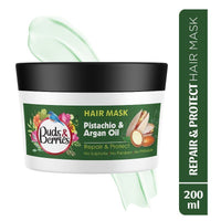 Thumbnail for Buds & Berries Pistachio & Argan Oil Repair And Protect Conditioning Hair Mask - Distacart