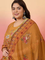 Thumbnail for Sztori Women Floral Printed Regular Kurta with Trousers & With Dupatta - Distacart