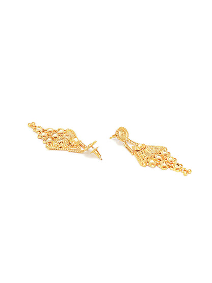 Gold plating jewellery set (Gold) - Ruby Raang - Distacart