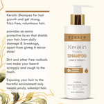 Thumbnail for Sevaen Keratin Smooth Shampoo & Keratin Smooth Conditioner & Hair Serum - Distacart