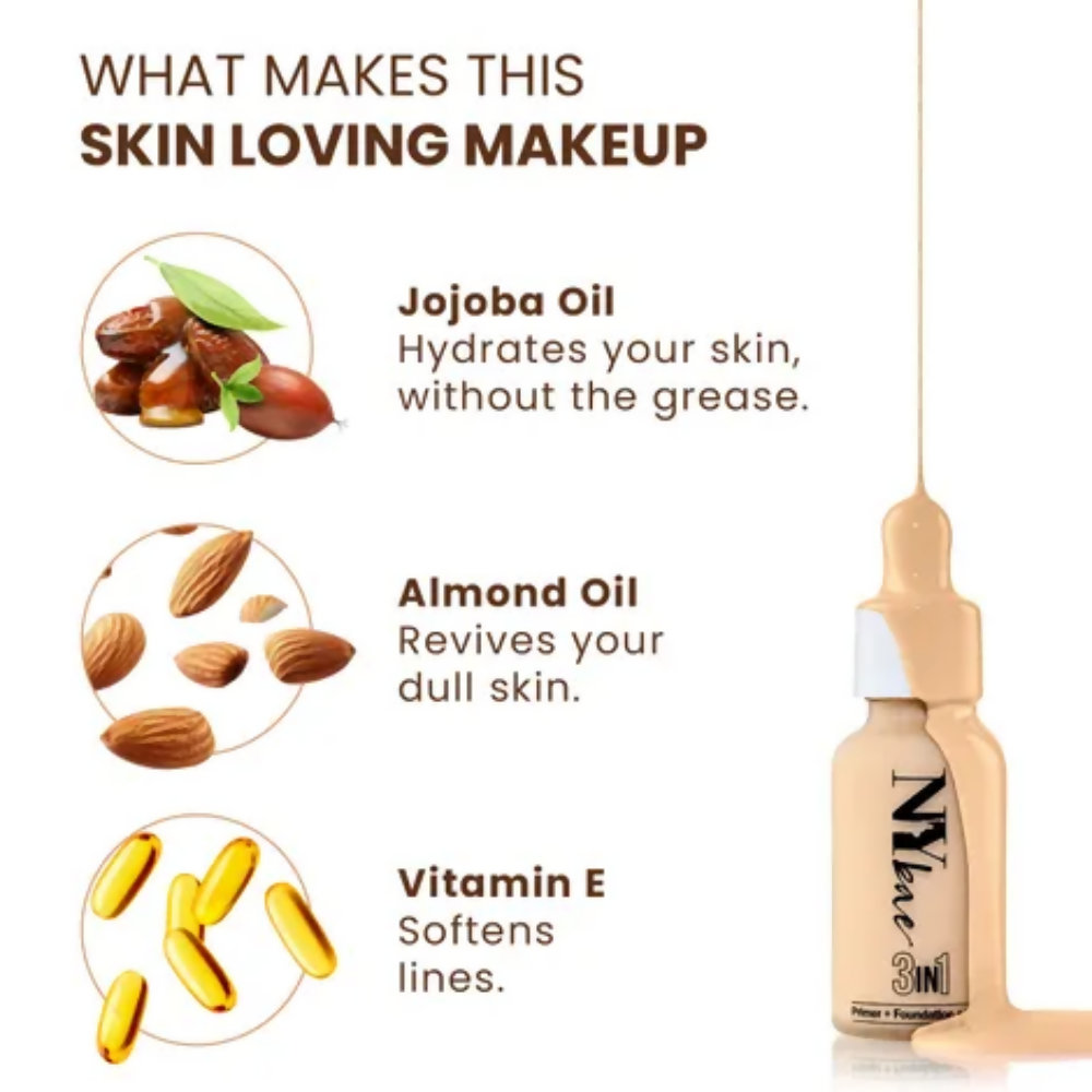 NY Bae 3 IN 1 Serum Foundation - Cool Toffee 11 - Distacart