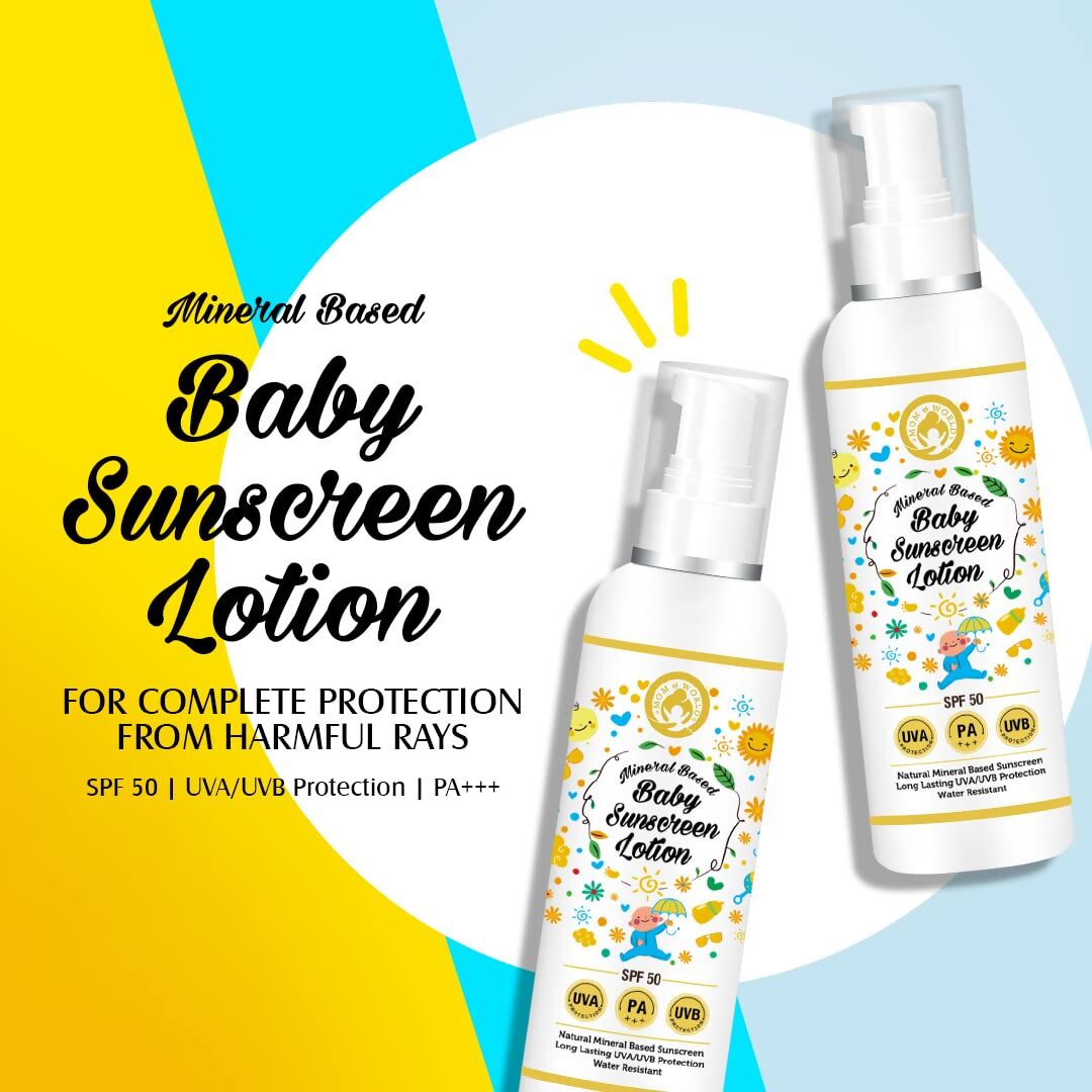 Mom & World Baby Sunscreen Lotion - Distacart