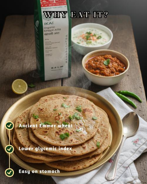 IKAI Organic Khapli Atta