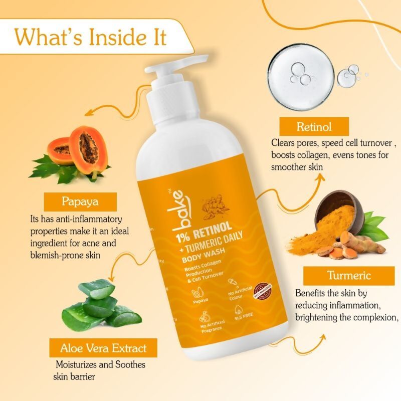 Bake 1% Turmeric Body Wash - Distacart