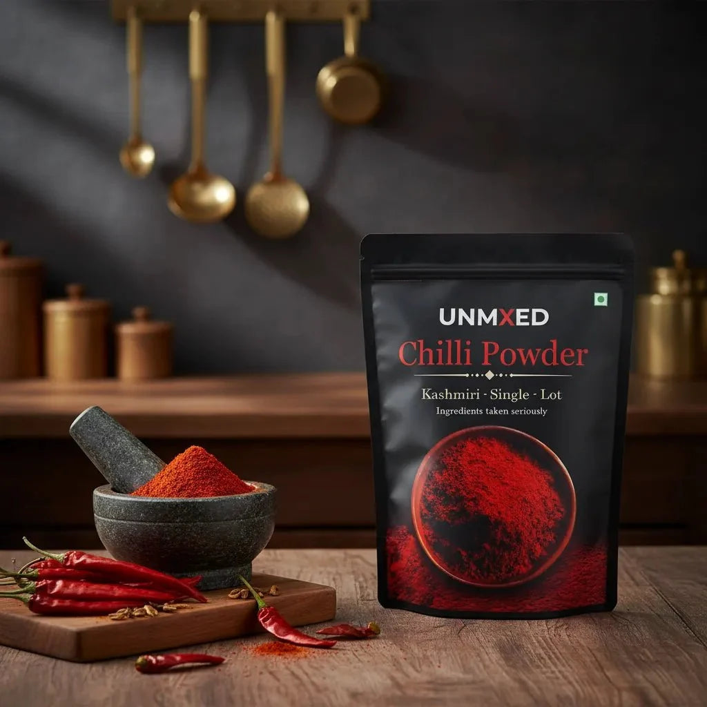 unmixed kashmiri chilli powder