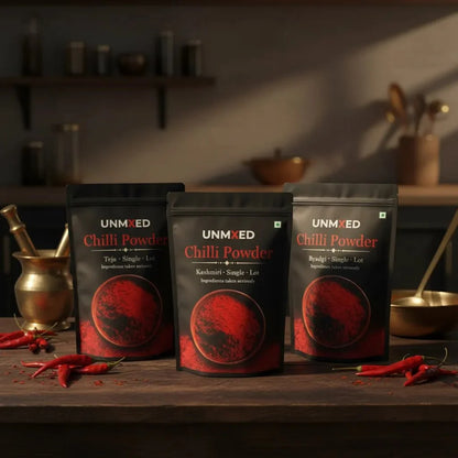 unmixed chilli trio