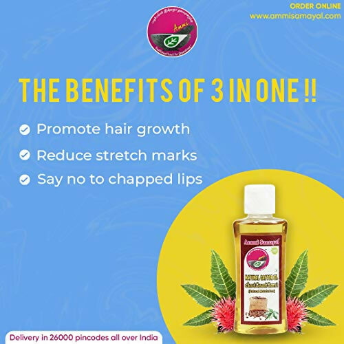 Ammi Samayal Unrefined Castor Oil - Distacart