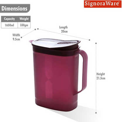 Signoraware Ocean BPA free plastic Water Storage Jug - Dista
