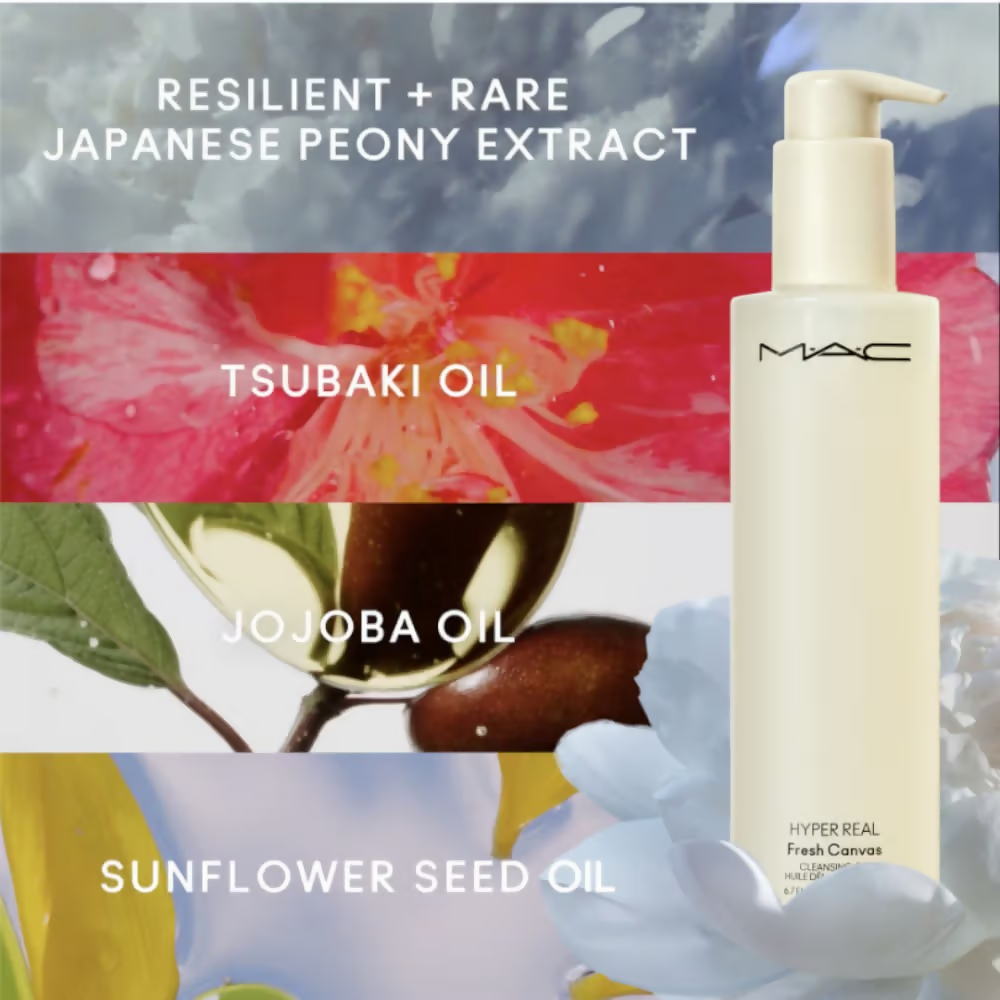 M.A.C Hyper Real Fresh Canvas Cleansing Oil Makeup Remover - Dista