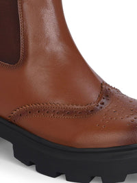 Thumbnail for Delize Women Block-heeled Chelsea Boots