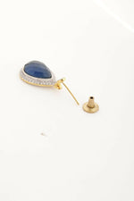 Thumbnail for Nuyug 22K Gold Plated Azure Muse Contemporary Drop Earrings