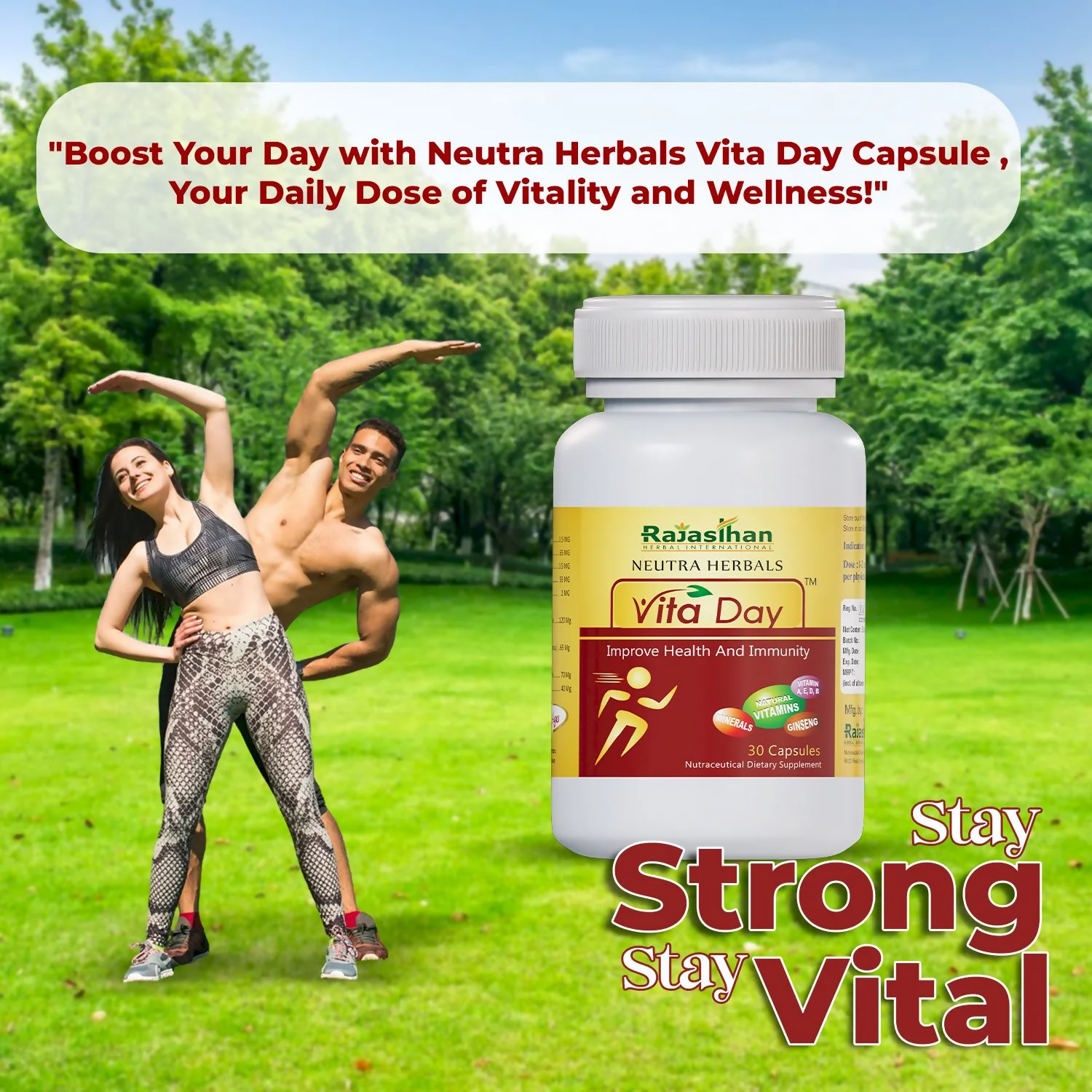 Rajasthan Herbals Neutra Herbals Vita Day Capsules