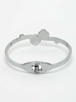 Thumbnail for NVR Women Silver Plated Black Cuff Bracelet - Distacart