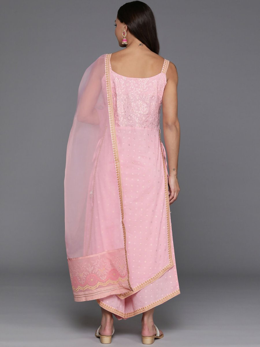 Ahalyaa Women's Traditional wear Kurta Set - Pink - Distacart