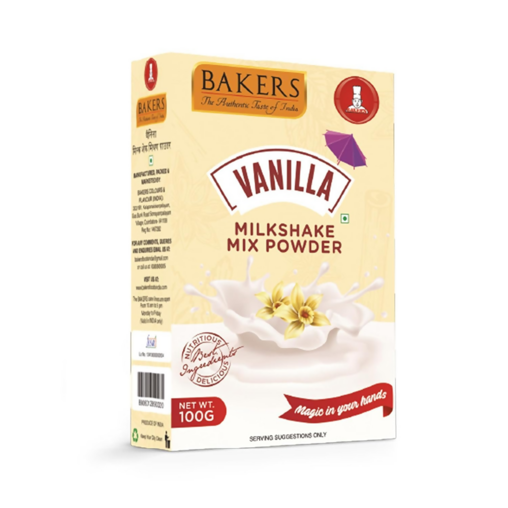 BAKERS Milk Shake Mix - Chocolate, Butterscotch, Vanilla & Strawberry - Dista