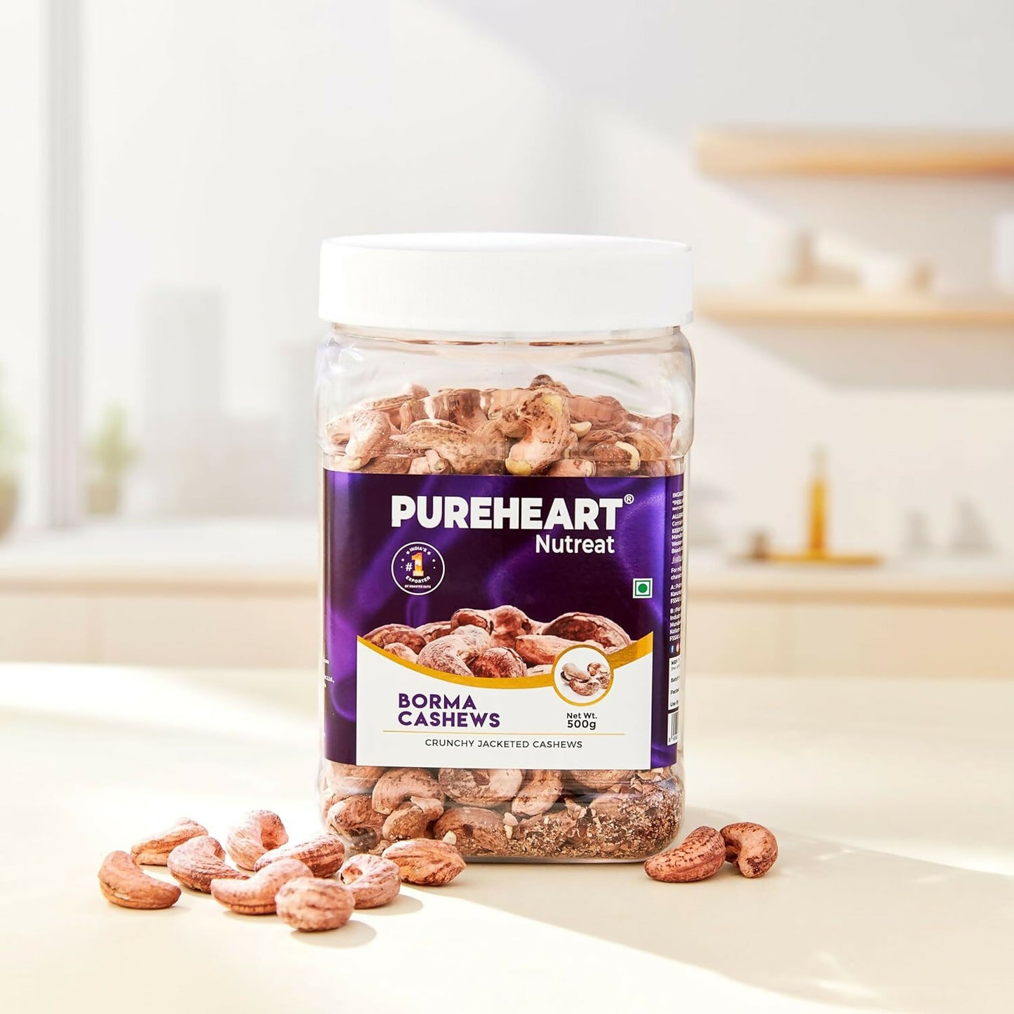 Pureheart Nutreat Borma Cashews - Distacart