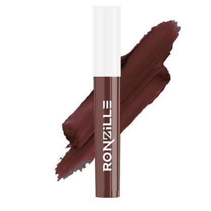 Ronzille Non Transfer Matte Liquid Lipstick Plus Lip Gloss - Nudes And Browns - Dista