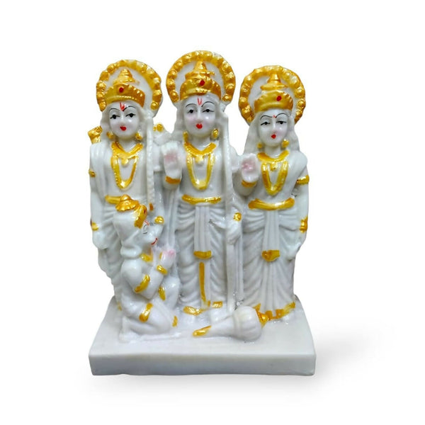 Smarth Mart White Marble Dust Ram Darbar Idol - Distacart