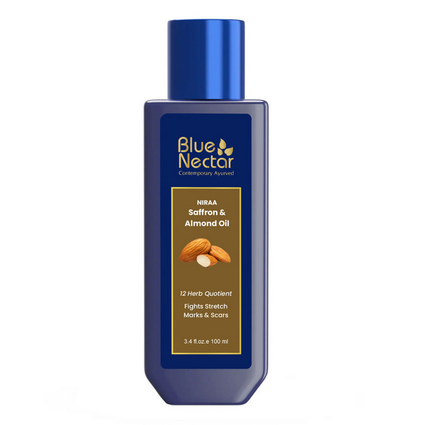 Blue Nectar Saffron & Almond Oil - Distacart