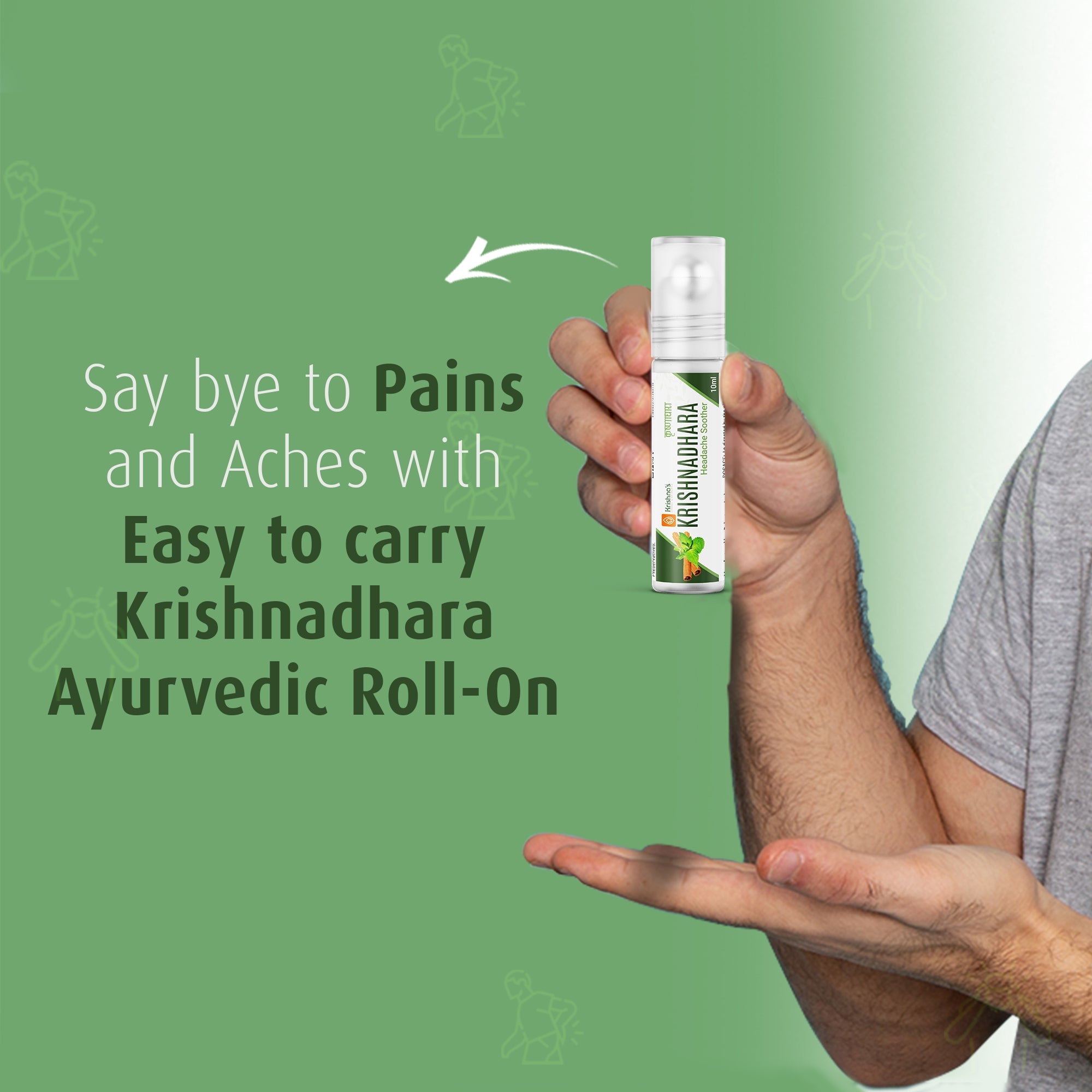 Krishna'S Herbal & Ayurveda Krishnadhara Roll On