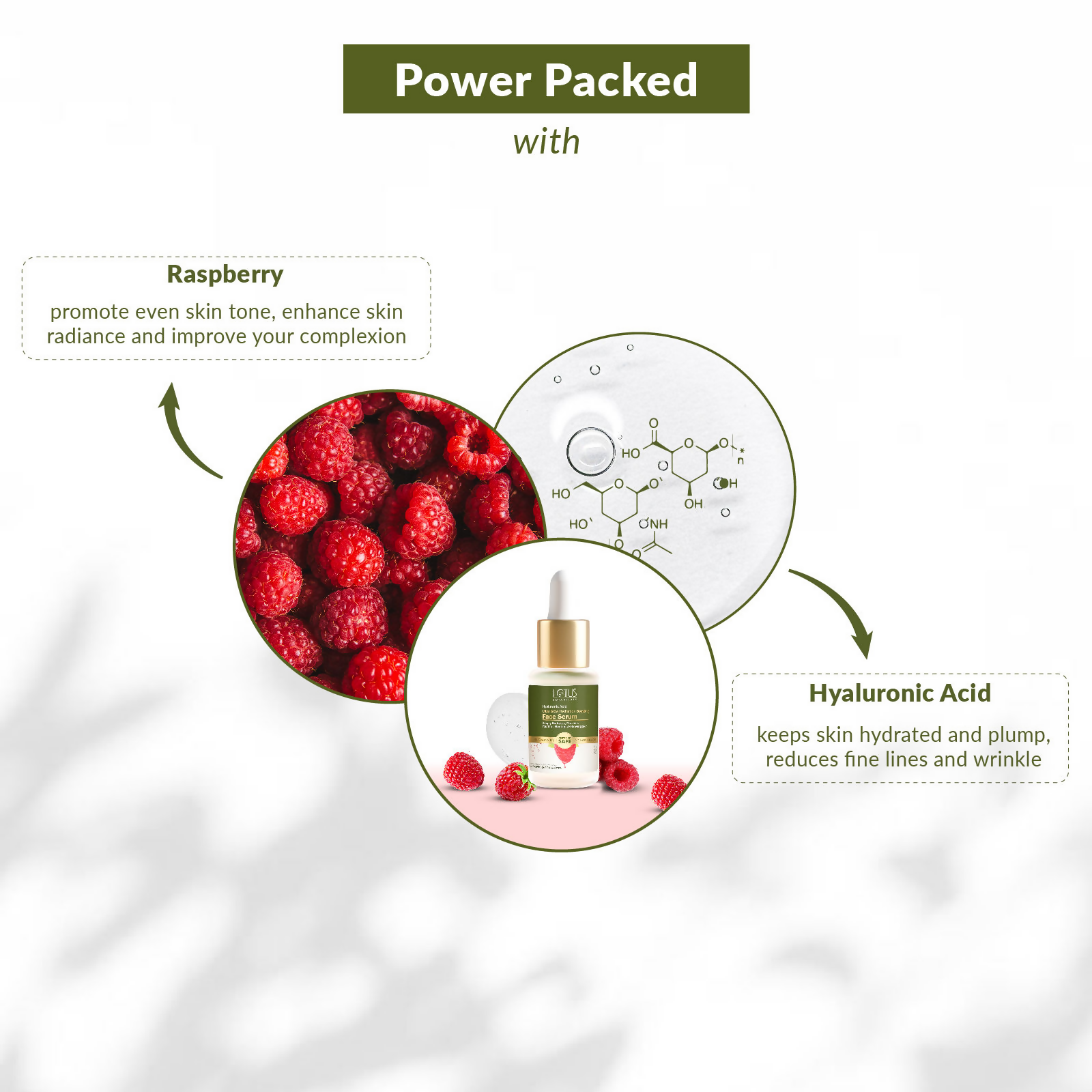 Lotus Botanicals Hyaluronic Acid & Raspberry Ultra Glow & Hydration Boosting Serum - Distacart