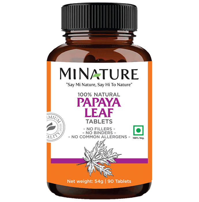 Minature Papaya Leaf Tablet
