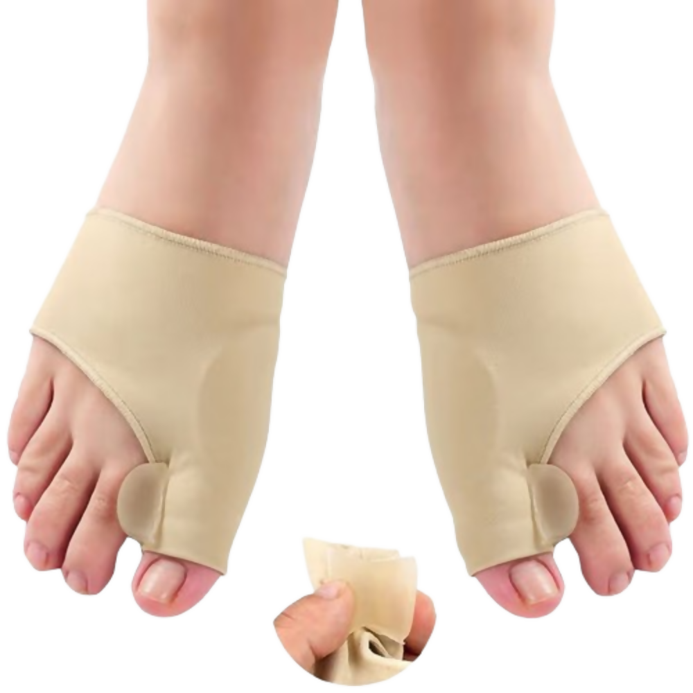 Bronson Professional Toe Thumb Bunion Corrector, Toe Separator & Toe Spreader With Gel Pad Support - Dista