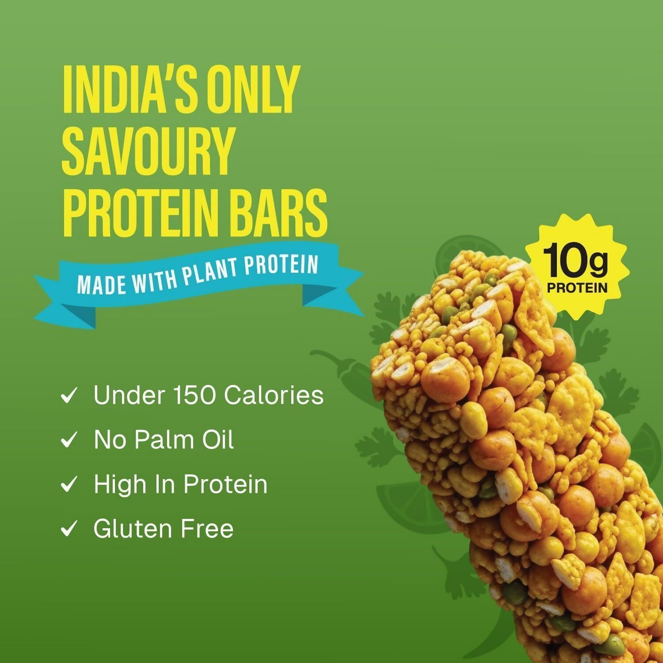 Phab OG Bhel Flavour Protein Bars - Dista
