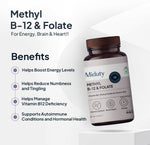 Thumbnail for Miduty by Palak Notes Vitamin B12 - Methyl Folate Chewables
