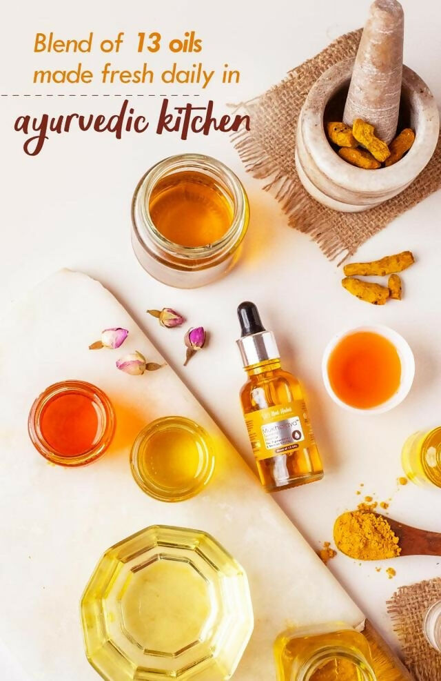 Nat Habit Pure Turmeric Rosehip Mukhalaya Face Oil - Distacart