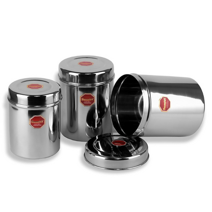 Sumeet Stainless Steel Vertical CanistersUbha DabbaStorage Containers - Dista