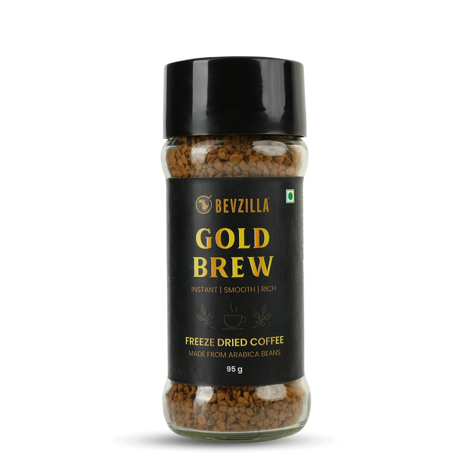 Bevzilla Gold Brew Instant Freeze Dried Coffee Powder