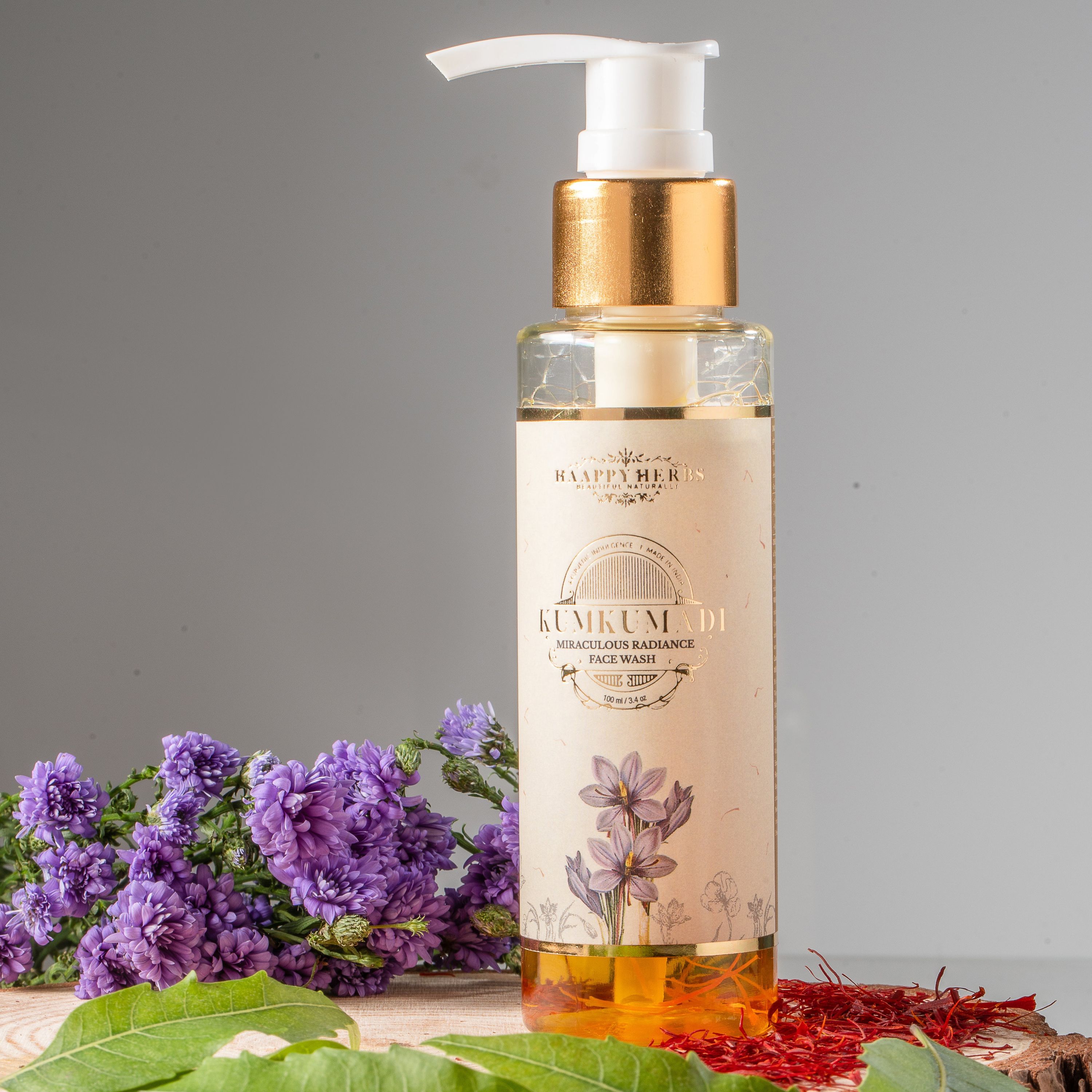 Haappyherbs Kumkumadi Miraculous Radiance Face Wash